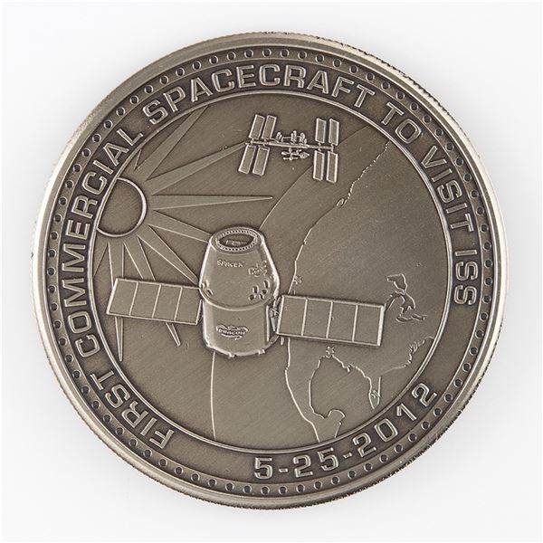 SpaceX COTS Demo Flight 2 Employee Medallion