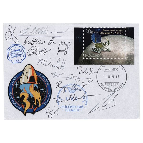 SpaceX Dragon Crew-3 Flown Cover Signed by (14)