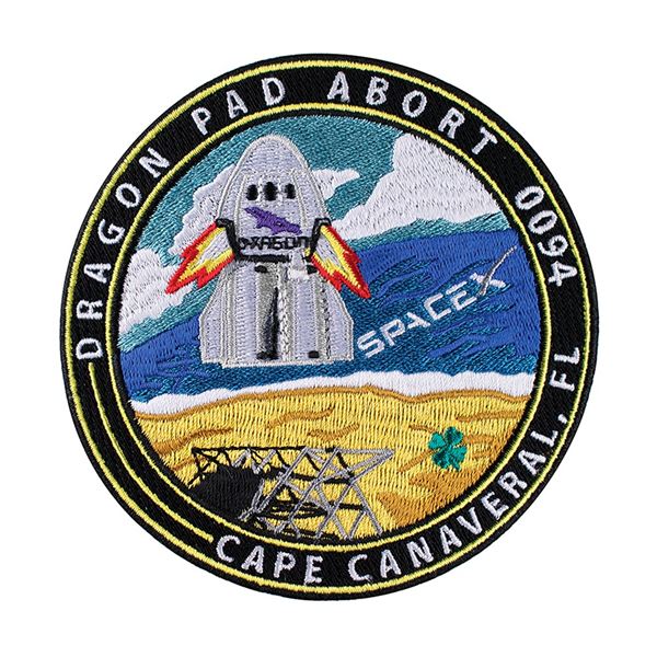 SpaceX Crew Dragon Pad Abort Test Employee Patch