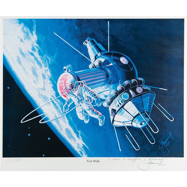 Alexei Leonov Signed Print