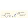 Image 1 : First Cosmonauts (8) Signed Greeting Card