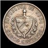 Image 3 : 1920 Cuba 5 Centavos 5c KM# 11.1 Grades Select AU