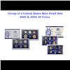 Image 1 : Group of 2 United States Mint Proof Sets 2001-2002 20 coins.