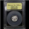 Image 4 : ***Auction Highlight*** 1939-p Mercury Dime 10c Graded GEM++ FSB BY USCG (fc)