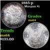 Image 1 : 1885-p Morgan Dollar $1 Grades Choice Unc