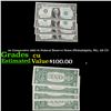 Image 1 : 4x Consecutive 1963 $1 Federal Reserve Notes (Philadelphia, PA), All CU Grades CU