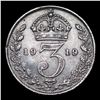 Image 3 : 1919 Britain 3 Pence 3p KM# 813 Grades Select AU