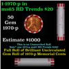 Image 1 : Shotgun Lincoln 1c roll, 1970-p 50 pcs Bank Wrapper.