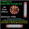 Image 1 : Shotgun Lincoln 1c roll, 1960-p 50 pcs Bank Wrapper.