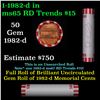Image 1 : Shotgun Lincoln 1c roll, 1982-d 50 pcs Bank Wrapper.