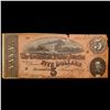 Image 2 : 1864 $5 Confederate Note, T69 Grades AU Details