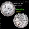 Image 1 : 1917 Britain 3 Pence 3p KM# 813 Grades Select AU