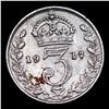 Image 3 : 1917 Britain 3 Pence 3p KM# 813 Grades Select AU