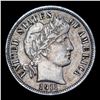 Image 2 : 1911-p Barber Dime 10c Grades Select AU