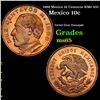 Image 1 : 1966 Mexico 10 Centavos KM# 433 Grades GEM Unc