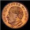 Image 2 : 1966 Mexico 10 Centavos KM# 433 Grades GEM Unc