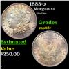 Image 1 : 1883-o Morgan Dollar $1 Grades Select+ Unc