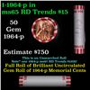 Image 1 : Shotgun Lincoln 1c roll, 1964-p 50 pcs Bank Wrapper.
