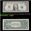 Image 1 : 1993 $1 Green Seal Federal Reserve Note (Philadelphia, PA) FR-1918C Grades Gem CU