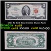 Image 1 : 1963 $2 Red Seal United States Note Grades Select CU