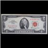 Image 2 : 1963 $2 Red Seal United States Note Grades Select CU