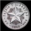 Image 2 : 1948 Cuba 20 Centavos 20c KM# 13.2 Grades Choice+ Unc