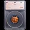 Image 4 : ***Auction Highlight*** 1955-p Lincoln Cent Near TOP POP! 1c Graded ms67 rd By SEGS (fc)
