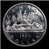 Image 3 : ***Auction Highlight*** 1963 Canada Dollar $1 Graded ms67+ pl By SEGS (fc)