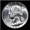 Image 2 : 1947-d Washington Quarter 25c Grades GEM+ Unc