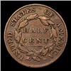 Image 3 : 1826 Classic Head half cent C-1 1/2c Graded vf35 By SEGS