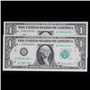 Image 2 : 2x Consecutive 1977A $1 Federal Reserve Notes (New York, NY), All CU Grades CU