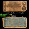 Image 1 : 1864 $5 Confederate Note, T69 Grades vg, very good