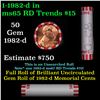 Image 1 : Shotgun Lincoln 1c roll, 1982-d 50 pcs Bank Wrapper.