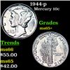 Image 1 : 1944-p Mercury Dime 10c Grades GEM+ Unc