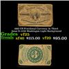 Image 1 : 1865 US Fractional Currency 3c Third Issue fr-1226 Washingon Light Background Grades vf+