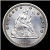 Image 2 : ***Auction Highlight*** 1883-p Seated Liberty Quarter 25c Graded ms66 By SEGS (fc)