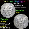 Image 1 : ***Auction Highlight*** 1895-s Morgan Dollar $1 Graded Select Unc BY USCG (fc)