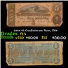 Image 1 : 1864 $5 Confederate Note, T69 Grades f+