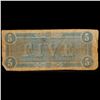 Image 3 : 1864 $5 Confederate Note, T69 Grades f+