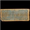 Image 3 : 1864 $5 Confederate Note, T69 Grades f+