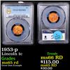 Image 1 : PCGS 1953-p Lincoln Cent 1c Graded ms65 rd By PCGS