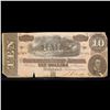 Image 2 : 1864 $10 Confederate Note, T68 Grades AU Details