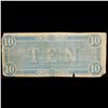 Image 3 : 1864 $10 Confederate Note, T68 Grades AU Details