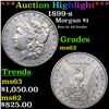 Image 1 : ***Auction Highlight*** 1899-s Morgan Dollar $1 Grades Select Unc By SEGS (fc)