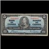 Image 2 : 1937 Bank of Canada $5 (Ottawa, CA) Grades vf+