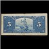 Image 3 : 1937 Bank of Canada $5 (Ottawa, CA) Grades vf+