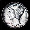 Image 2 : 1944-d Mercury Dime 10c Grades GEM++ FSB