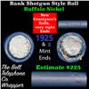 Image 1 : Buffalo Nickel Shotgun Roll in Old Bank Style 'Bell Telephone'  Wrapper 1925 &s Mint Ends