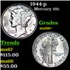 Image 1 : 1944-p Mercury Dime 10c Grades GEM++ Unc