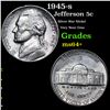 Image 1 : 1945-s Jefferson Nickel 5c Grades Choice+ Unc